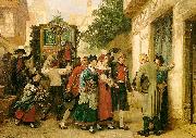 Gustave Brion Wedding Procession Sweden oil painting reproduction